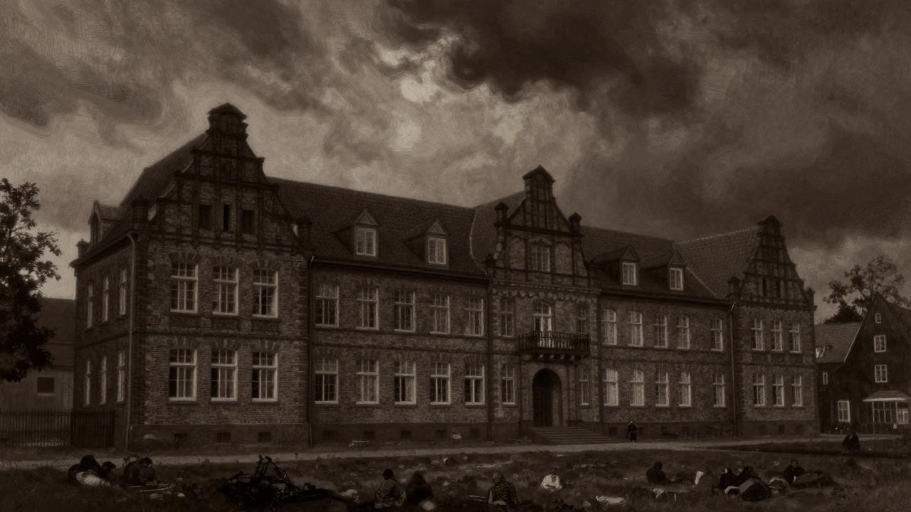 St.-Marien-Schule Bremen 1913, künstlerische Darstellung
